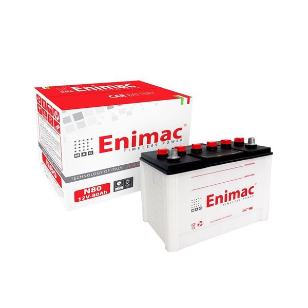 Bình Ắc Quy ENIMAC N80 (12V-80Ah)