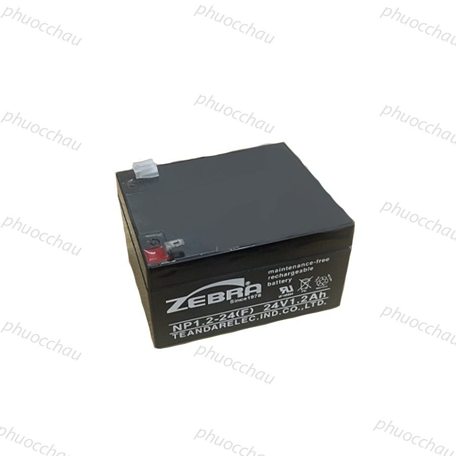Ắc Quy 24V Vuông Zebra NP1.2-24(F) 24V-1.2AH