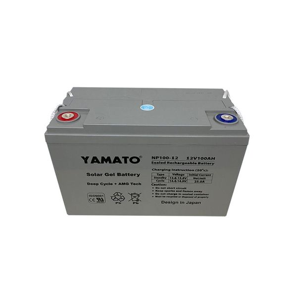 Ắc Quy Xe Máy Điện YAMATO NP100-12 12V-100Ah, acquy dùng cho Xe Điện Golf, Năng Lượng Mặt Trời, Inverter