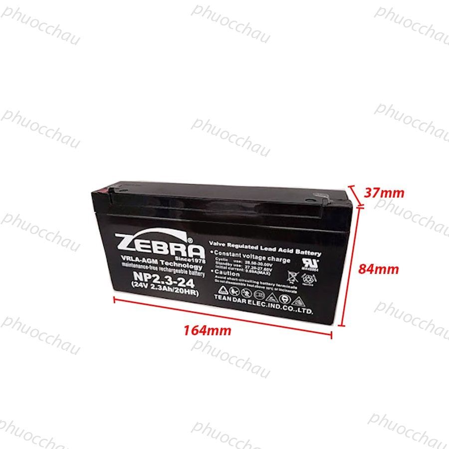 Ắc Quy 24V Zebra NP2.3-24 24V-2.3AH