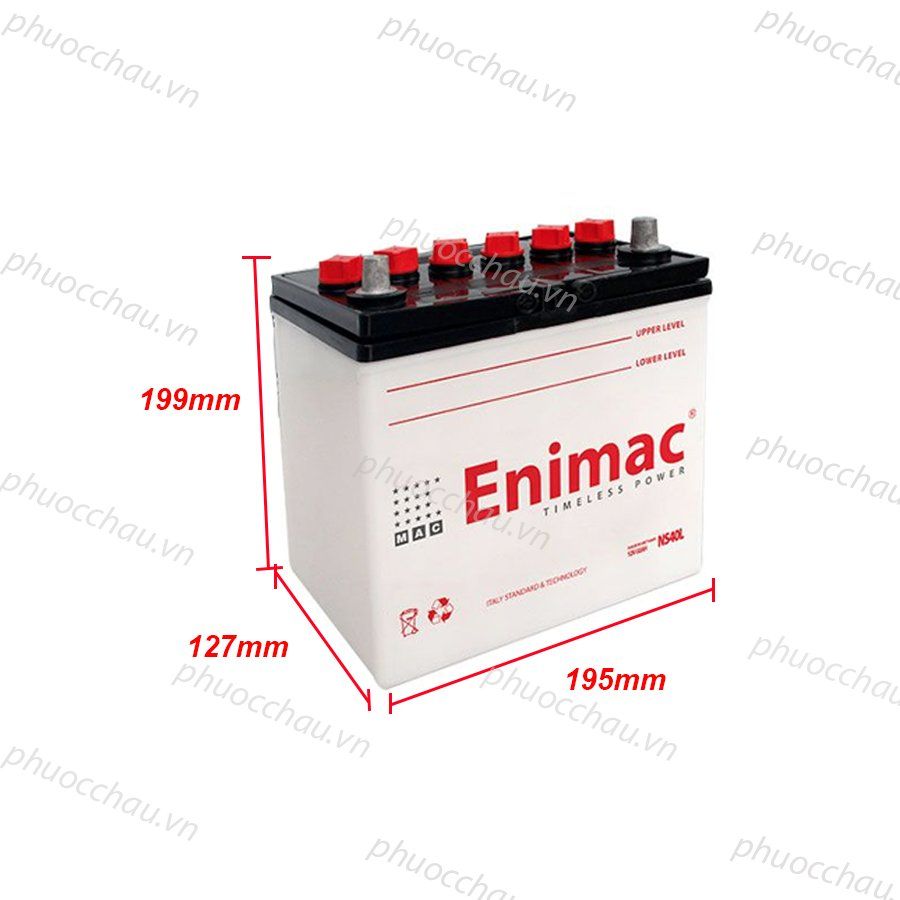 Bình Ắc Quy ENIMAC NS40L/R (12V-35Ah)