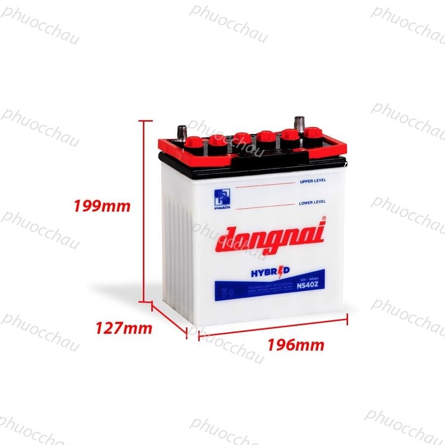 Ắc Quy DongNai NS40Z/LS 12V-35AH