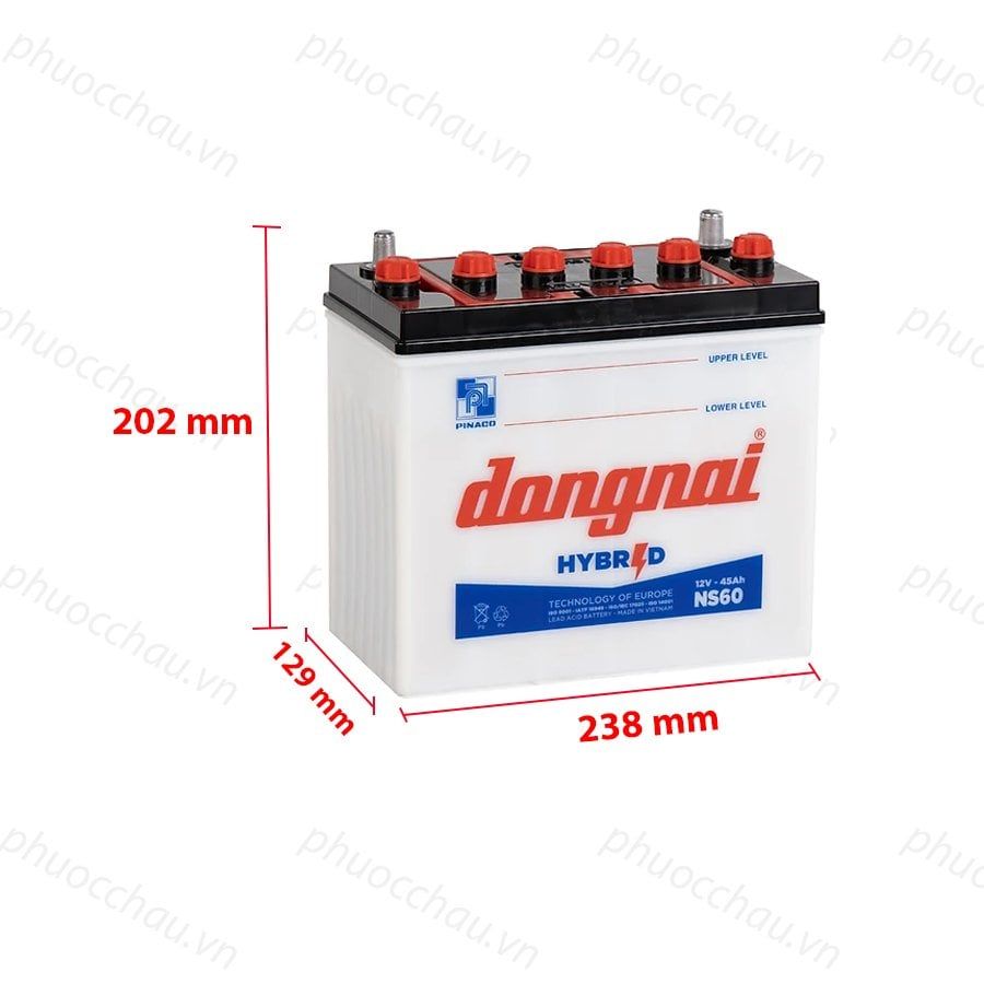 Ắc Quy Dong Nai NS60 (12V-45AH)