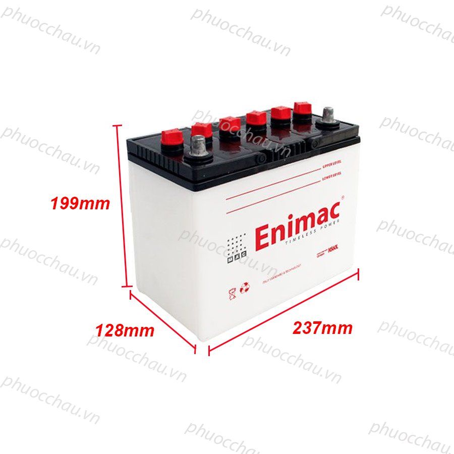Bình Ắc Quy ENIMAC NS60 L/R (S) (12V-45Ah)