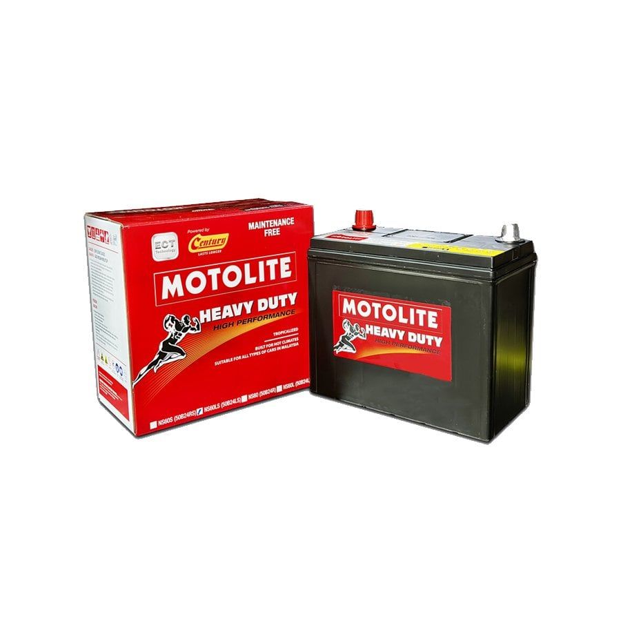 Bình Ắc Quy MOTOLITE NS60L/LS 12V-45Ah