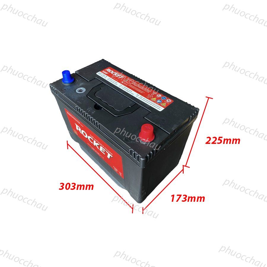 Ắc Quy ROCKET SMF NX120-7L (12V-90Ah)