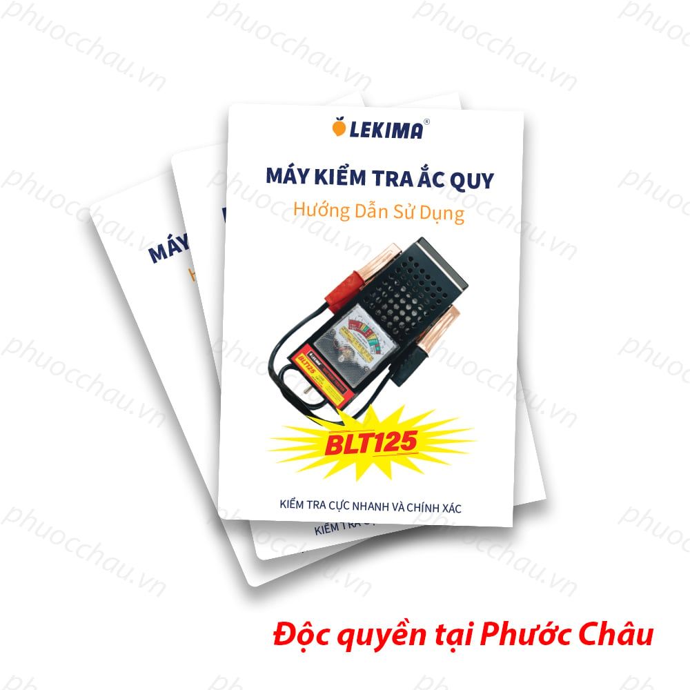 Thiết bị kiểm tra bình ắc quy LEKIMA BLT125 xe máy, ô tô , máy kiểm tra bình ắc quy lên đến 200Ah, nhanh chóng, tiện lợi chính xác