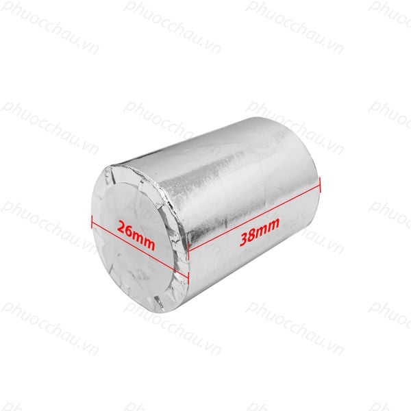 Combo 10 cuộn giấy in nhiệt DHC BT501 cho máy kiểm tra ắc quy ô tô, đường kính 26mm dài 38mm