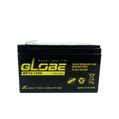 Bình Ắc Quy Khô Globe WP12-12 12V12AH, dùng cho loa kéo, bình phun thuốc, ups, xe đạp điện