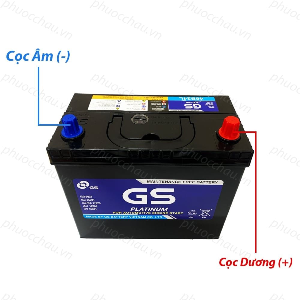 Ắc Quy GS MF 46B24L (12V-45AH)