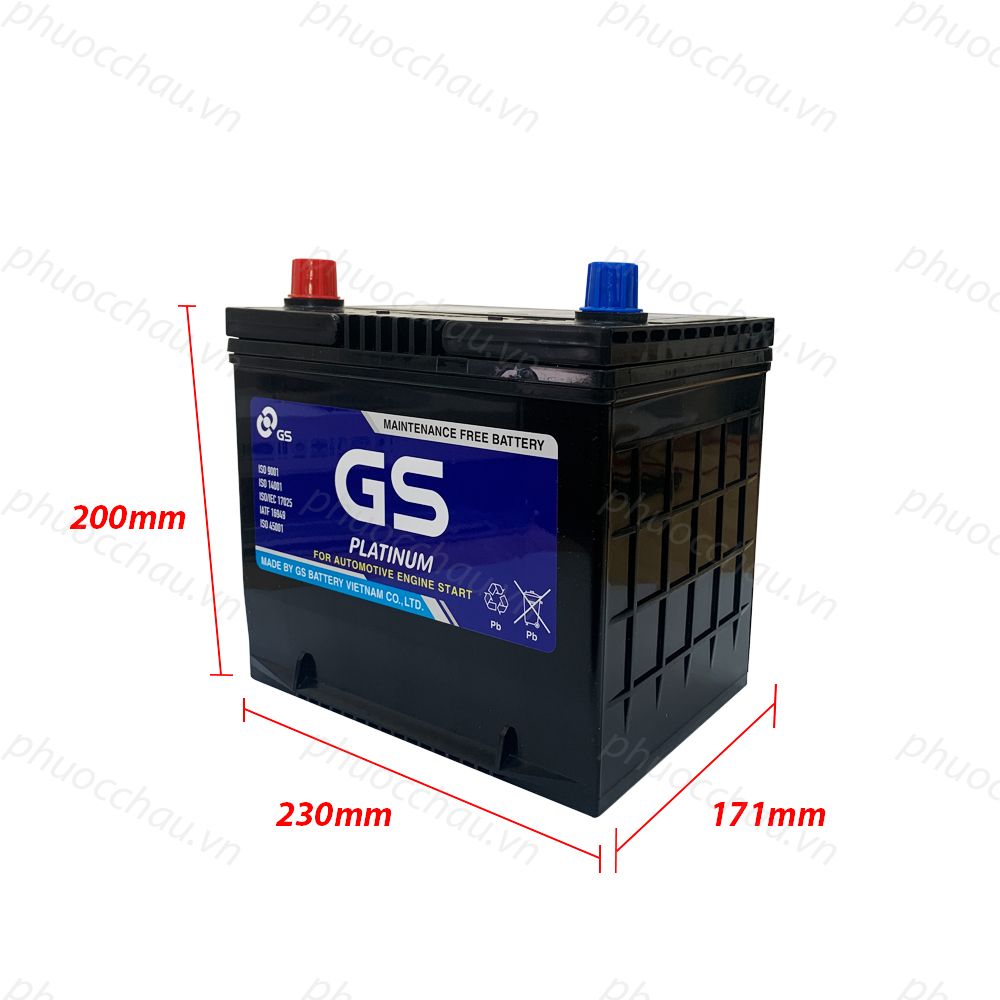 Ắc Quy GS MF 75D23R (12V-65AH)