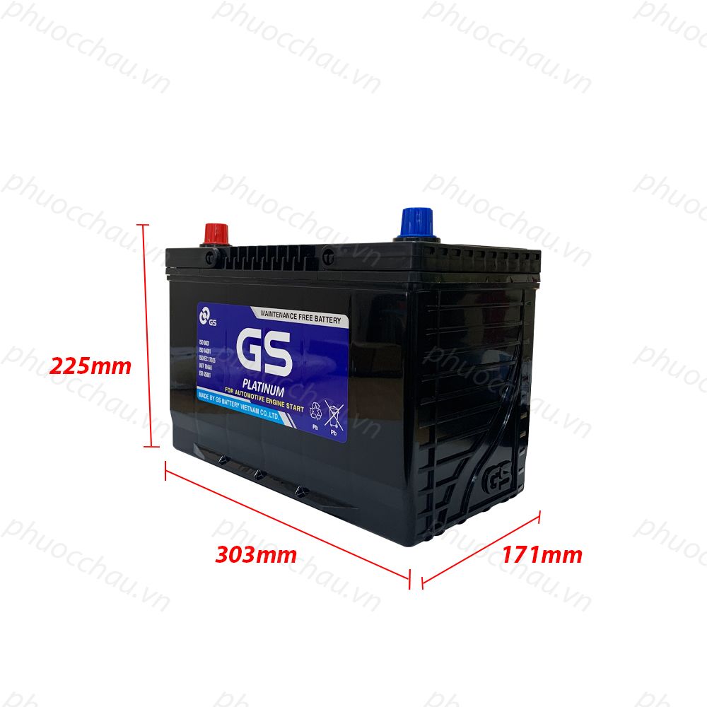 Ắc Quy GS MF 95D31R (12V-80AH)