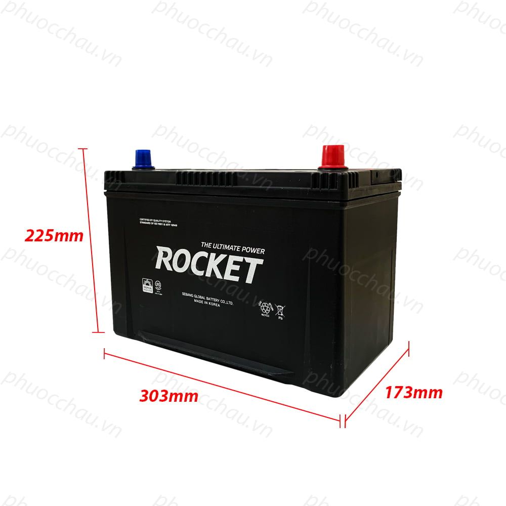 Ắc Quy ROCKET SMF NX120-7L (12V-90Ah)