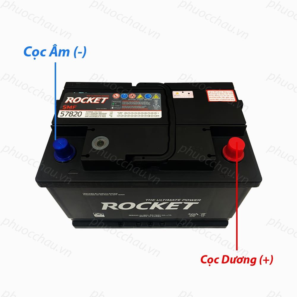 Ắc Quy ROCKET SMF 57820 (12V-78Ah)