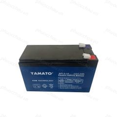 Bình Ắc Quy Khô YAMATO NP7.5-12 12V - 7.5AH Cho Xe Đạp Điện, UPS, Loa Kéo, Bình Phun Thuốc Sâu, Cửa Cuốn