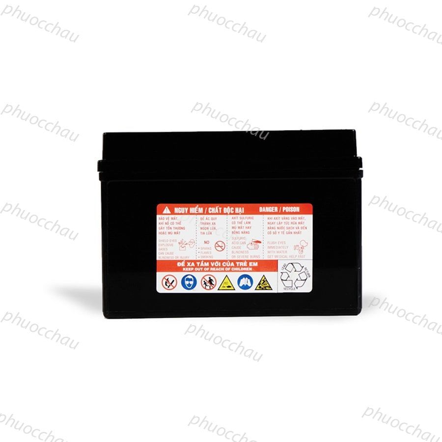 Ắc Quy Đồng Nai PTZ9 12V-9Ah cho xe máy Atila, Vespa, Spacy, Kawasaki