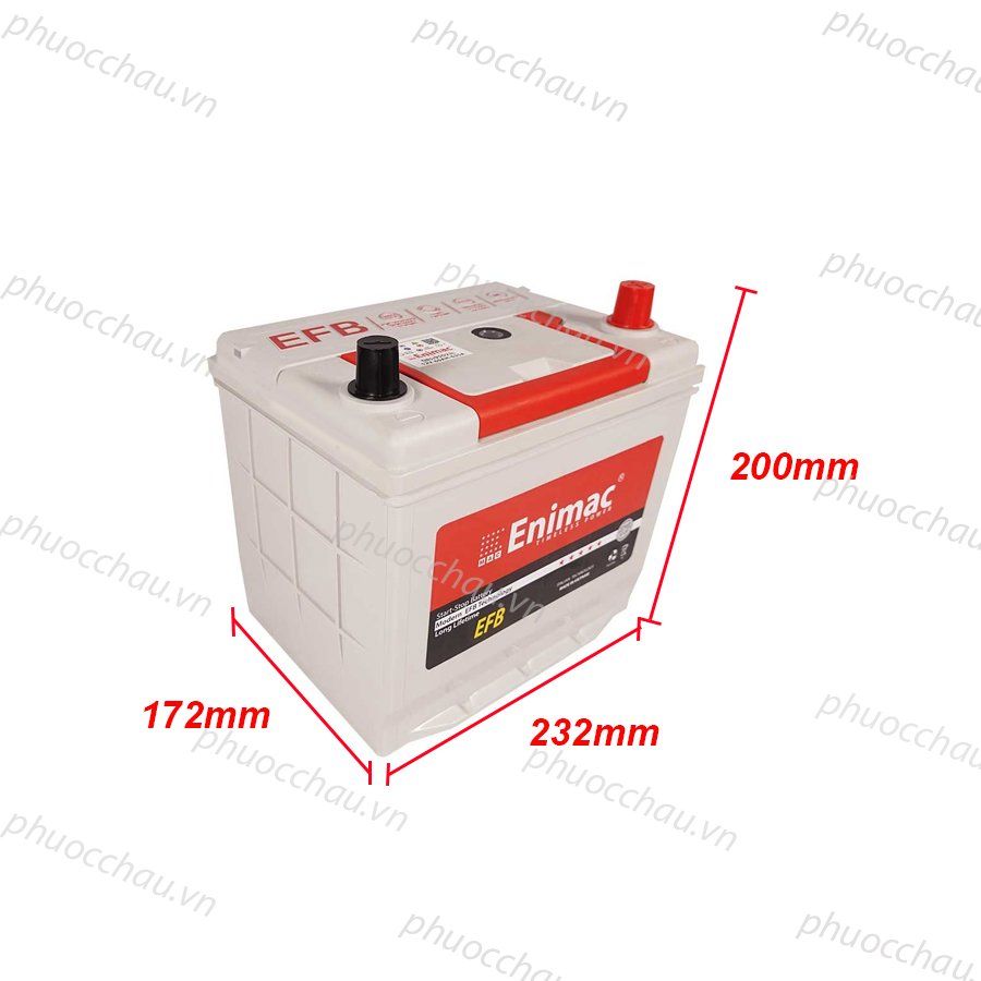 Bình Ắc Quy ENIMAC EFB Q85/95D23L (12V-65AH)