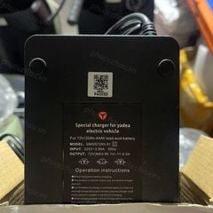 Sạc Xe Điện 72V-3A/4A/6A - Phụ Kiện Chính Hãng Cho Xe Điện Yadea
