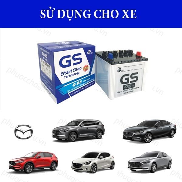 Ắc Quy GS Q85 (12V-65AH)