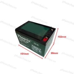 Bình Ắc Quy Khô PHOENIX TS12140 12V-14AH Dùng Cho UPS, Loa Kéo, Bình Phun Thuốc Sâu, Cửa Cuốn