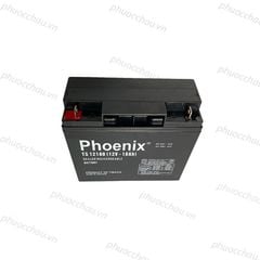 Bình Ắc Quy Khô PHOENIX TS12180 12V-18AH Dùng Cho UPS, Loa Kéo, Bình Phun Thuốc Sâu, Cửa Cuốn