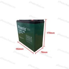 Bình Ắc Quy Khô PHOENIX TS12200 12V-20AH Dùng Cho UPS, Loa Kéo, Lưu Điện