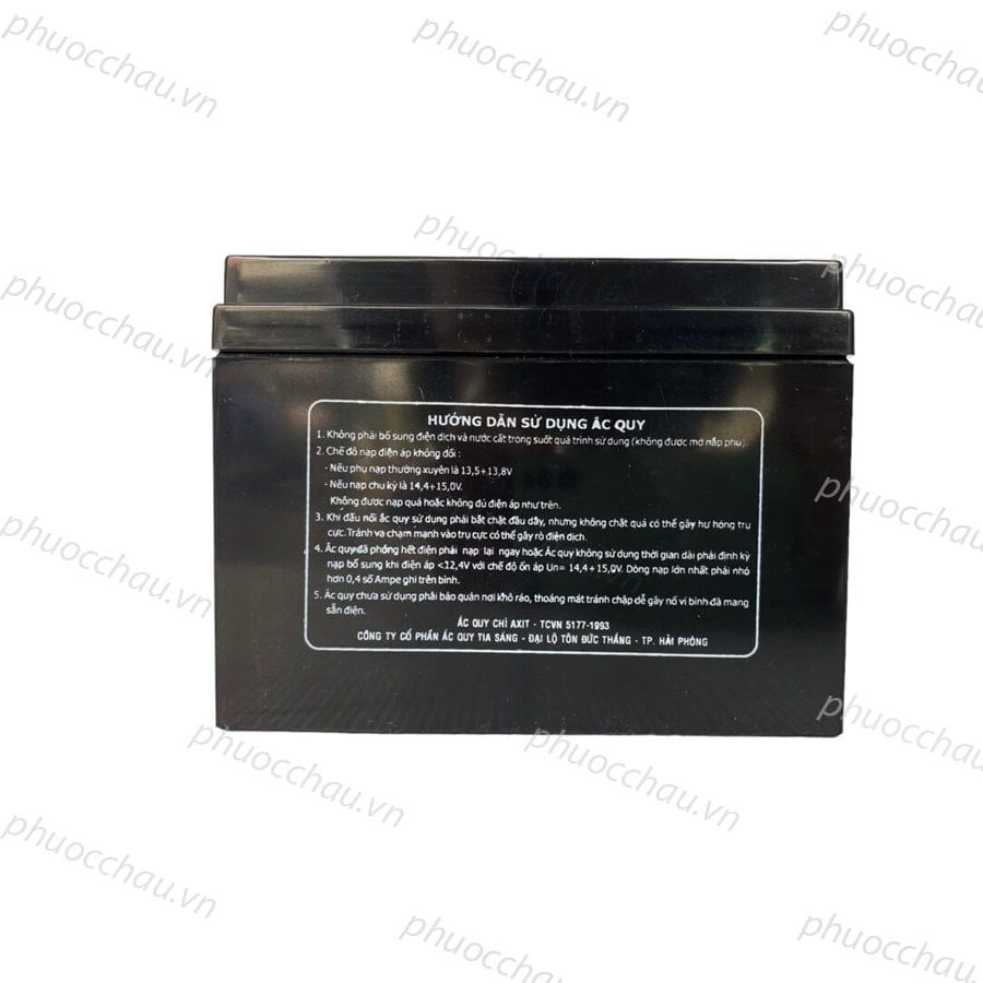 Bình Ắc Quy Khô PHOENIX TS12240W 12V-24AH Dùng Cho UPS, Loa Kéo, Lưu Điện