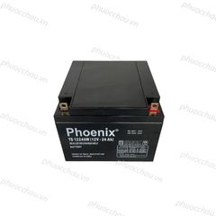 Bình Ắc Quy Khô PHOENIX TS12240W 12V-24AH Dùng Cho UPS, Loa Kéo, Lưu Điện