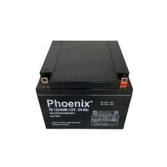 Bình Ắc Quy Khô PHOENIX TS12240W 12V-24AH Dùng Cho UPS, Loa Kéo, Lưu Điện