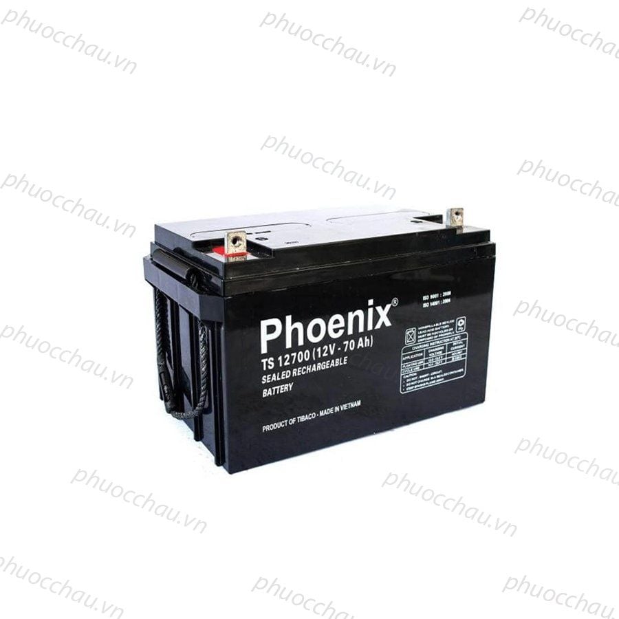 Bình Ắc Quy Khô PHOENIX TS12700 12V-70AH
