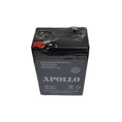 Ắc Quy Apollo NP5-6  6V-5AH, Bình ắc quy khô 6V cho xe điện trẻ em ,đèn khẩn cấp, quạt sạc