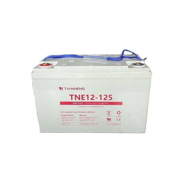 Ắc Quy Thiên Năng Tianneng TNE12-125 (12V - 125Ah),  ắc quy dùng cho xe điện, xe golf, xe chà sàn