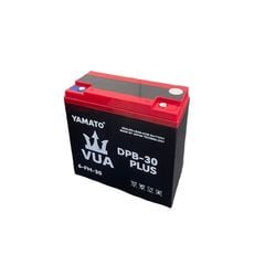 Ắc Quy Xe Máy Điện YAMATO 6-DPB-30 PLUS 12V-30AH, acquy dùng cho Loa Kéo, Năng Lượng Mặt Trời