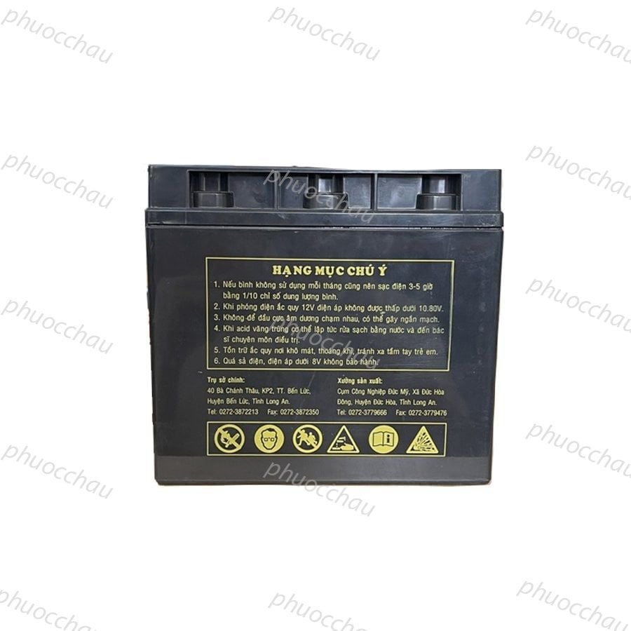 Bình Ắc Quy Khô GLOBE WP20-12IE | WP20-12NE 12V - 20Ah, ắc quy dùng cho loa kéo, lưu điện
