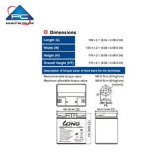 Ắc Quy LONG WPL28-12TN (12V-28AH)