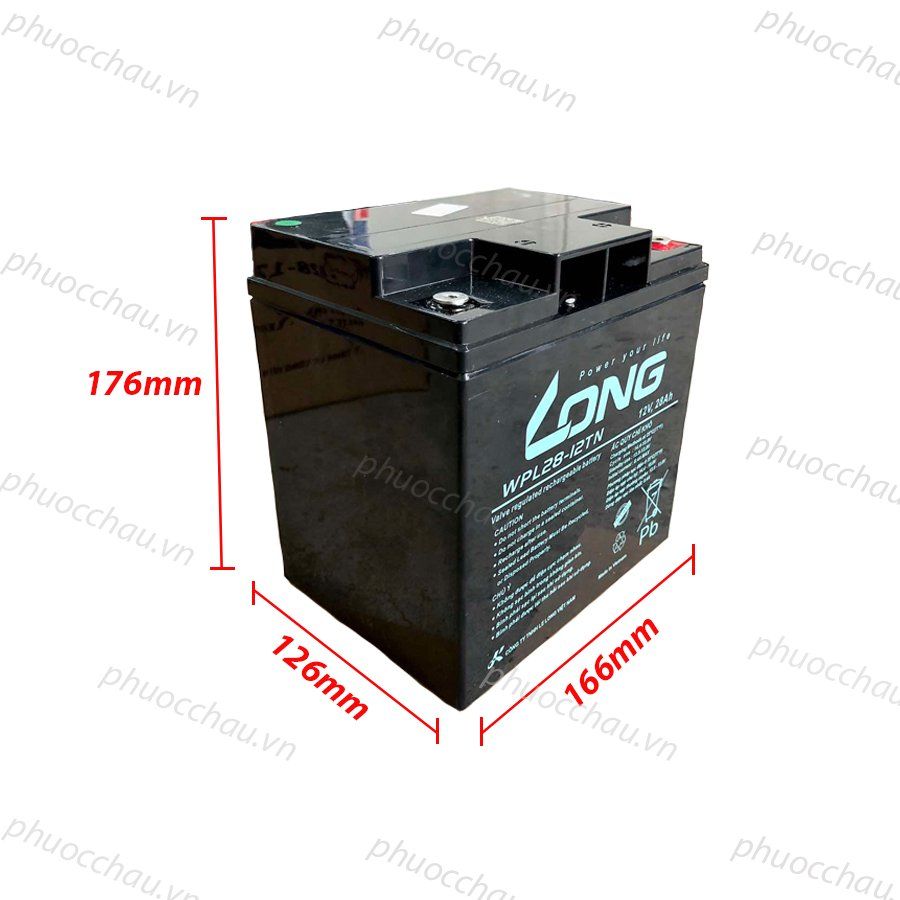 Ắc Quy LONG WPL28-12TN (12V-28AH)