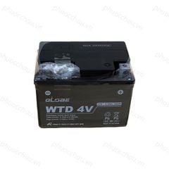 Bình Ắc Quy Khô WTZ5S 12V,4.2Ah / WTD4V 12V3.5Ah hiệu GLOBE Cho Xe WAVE RS100/ WAVE RS 110/ EXCITER 135/ AIRBLADE 110