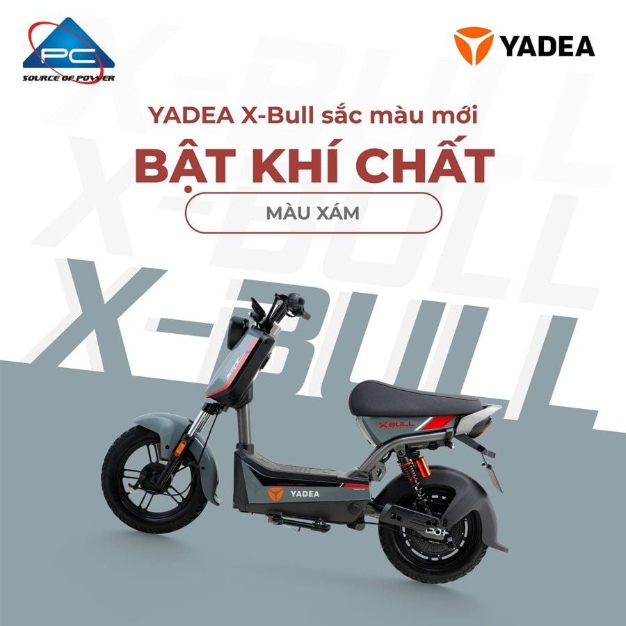 Xe Máy Điện YADEA X-BULL Phiên Bản 2024