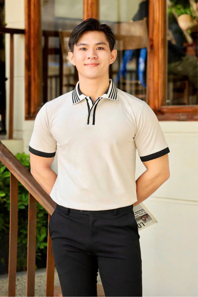 ÁO THUN POLO PHỐI CỔ KEM VH003872