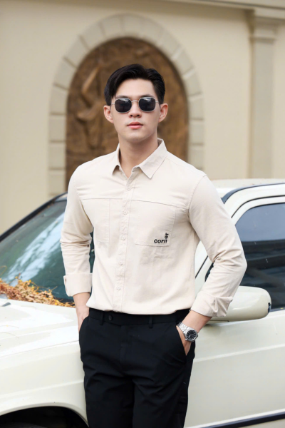 ÁO SƠ MI NAM TAY DÀI KEM AT003896
