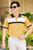 ÁO THUN POLO PHỐI VÀNG VH003861