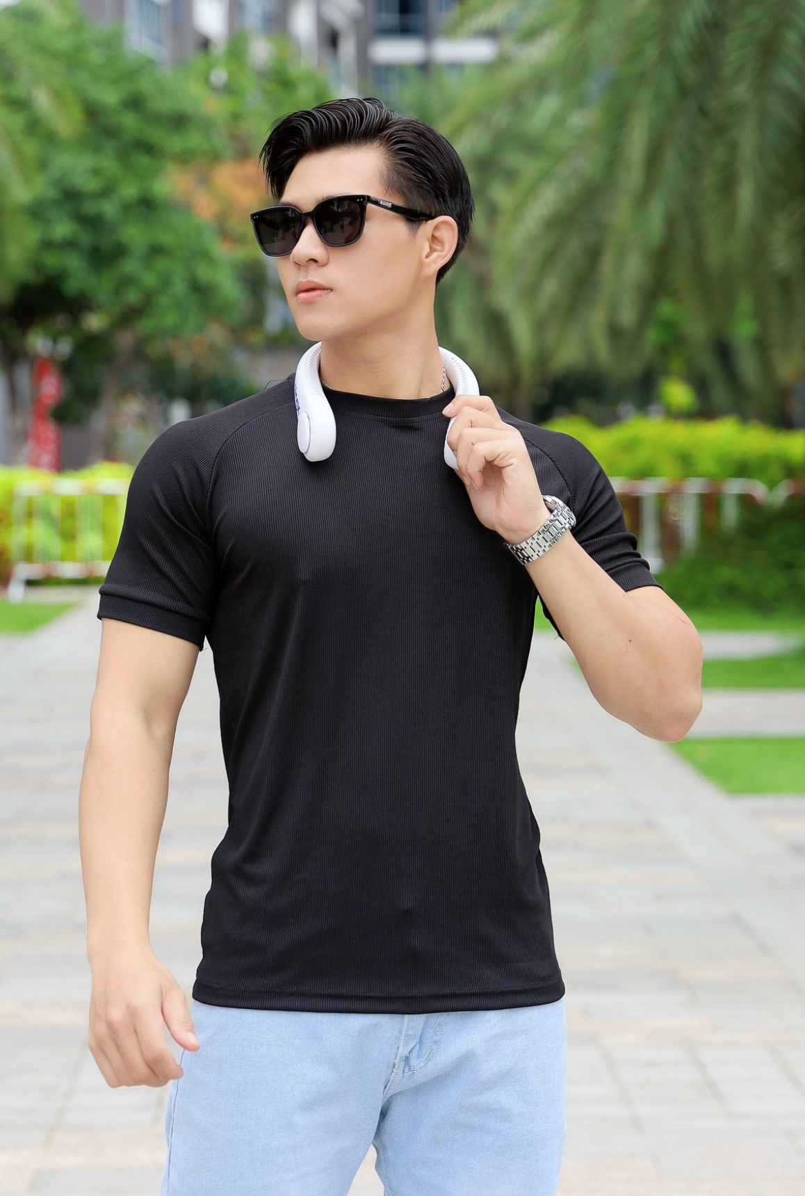 ÁO THUN CỔ TRÒN LT003842