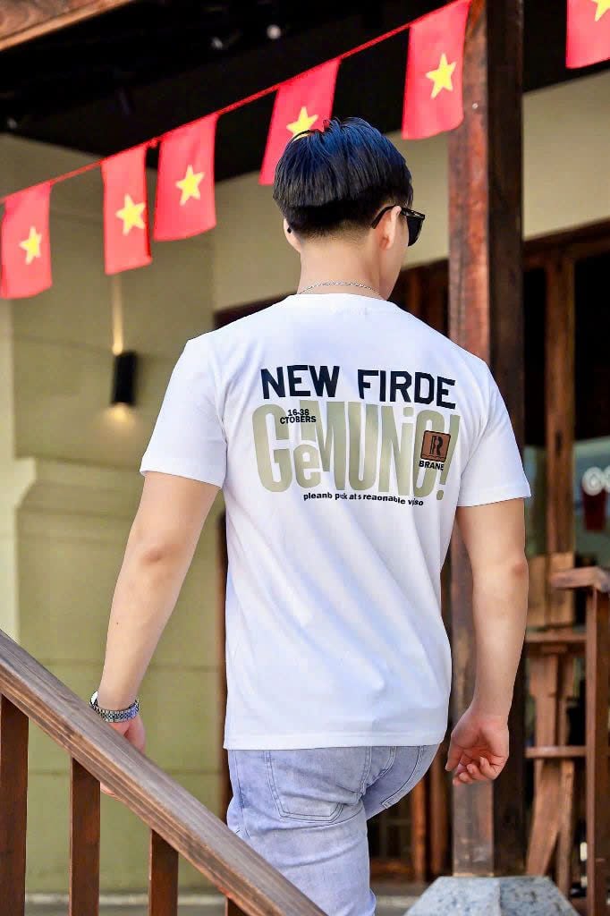 ÁO THUN CỔ TRÒN TRẮNG BRANE VH003864