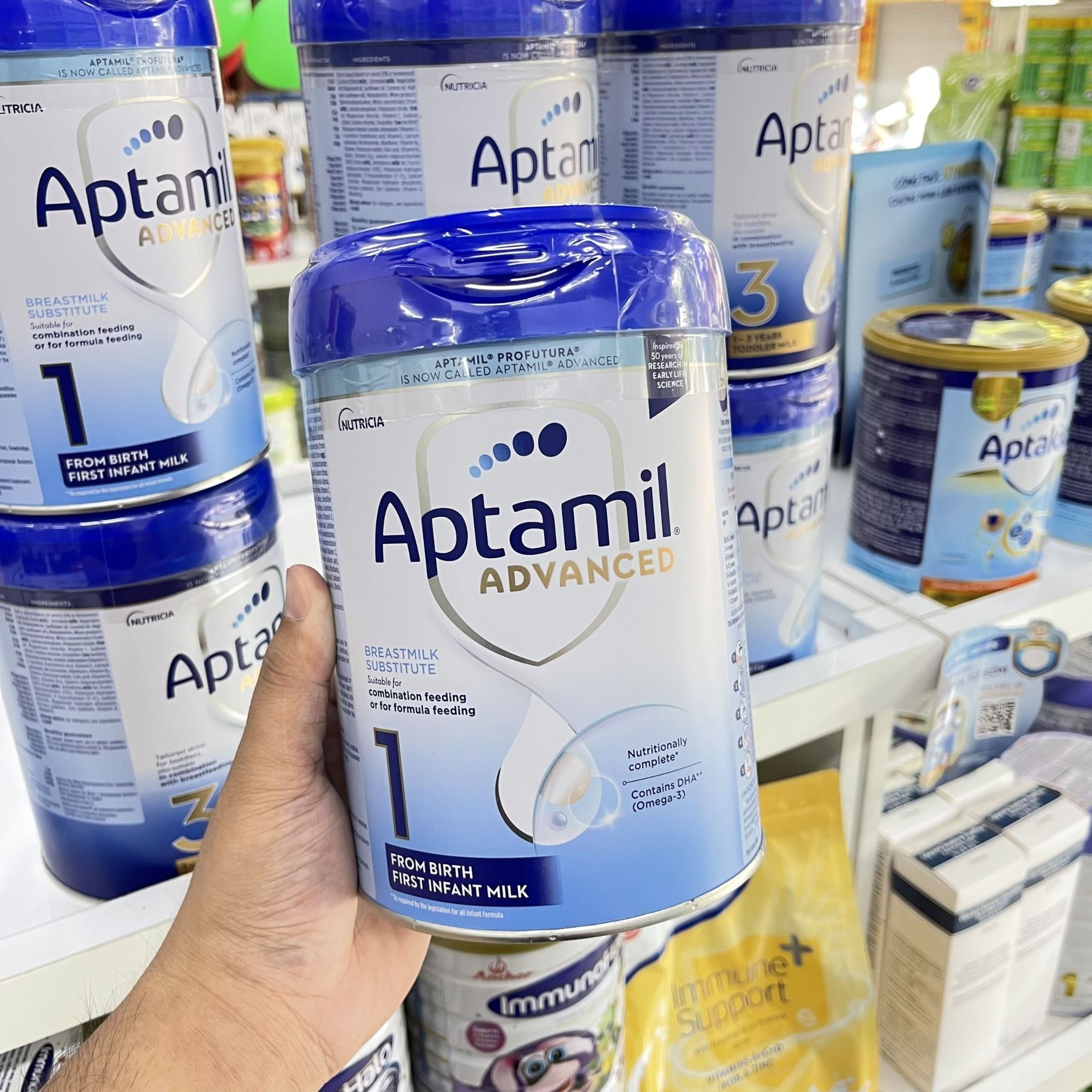  Sữa Aptamil Advanced Profutura bạc Anh 800g 