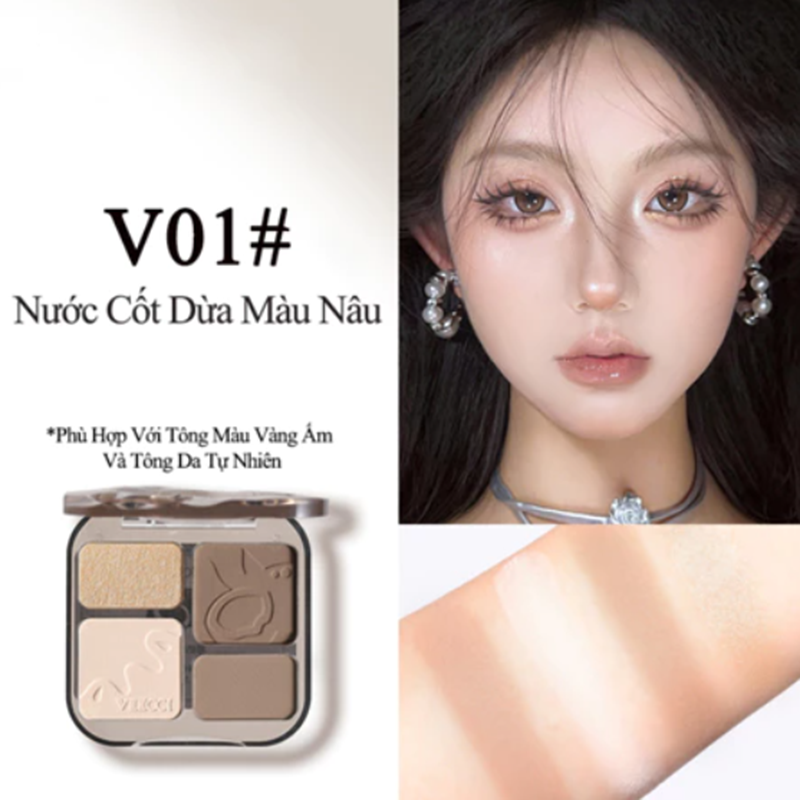 Phấn Tạo Khối Veecci 4 Ô V01