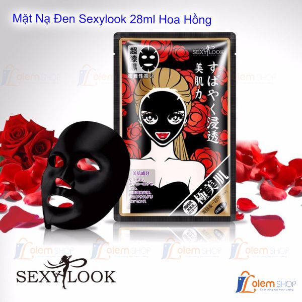 Mặt Nạ Đen Sexylook 28ml Hoa Hồng Mã SKU:19222002