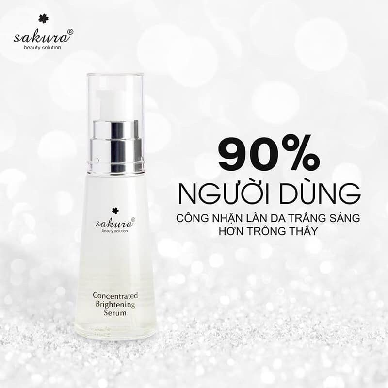 Serum Dưỡng Trắng Và Sáng Da Sakura Concentrated Brightening 30ml