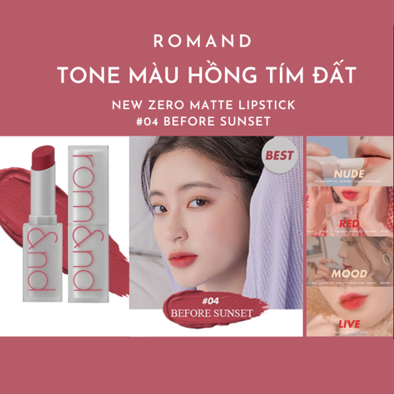 Son Rom&nd Zero Matte Lipstick