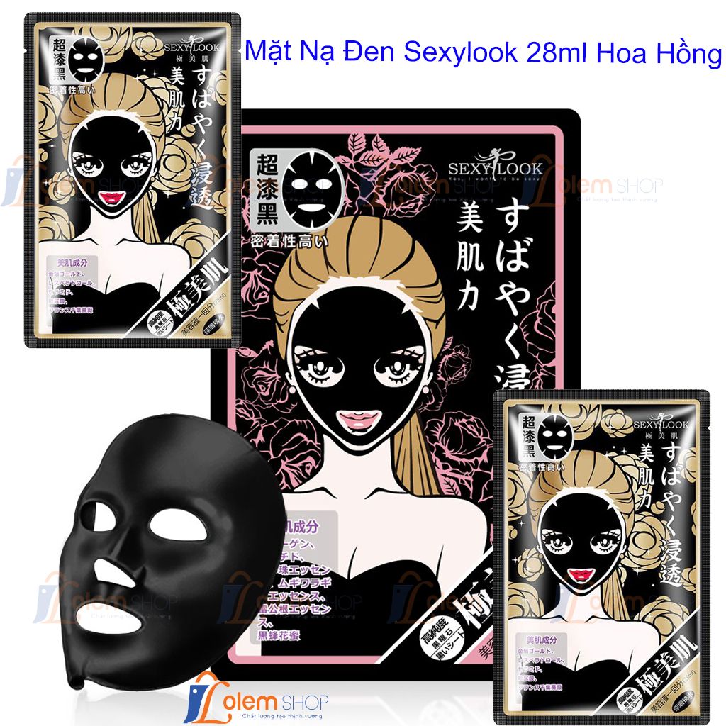 Mặt Nạ Đen Sexylook 28ml Hoa Hồng Mã SKU:19222002