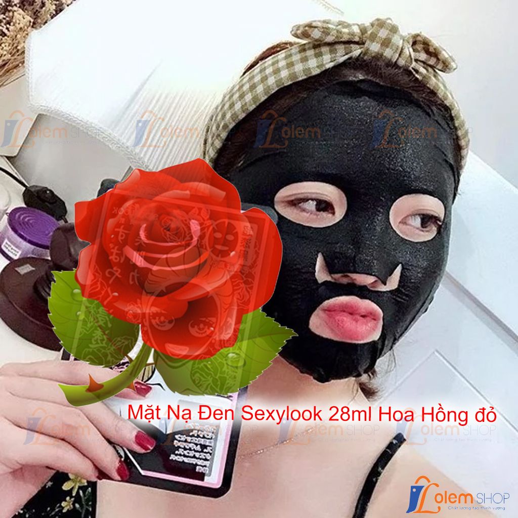 Mặt Nạ Đen Sexylook 28ml Hoa Hồng Đỏ Mã SKU:19222001